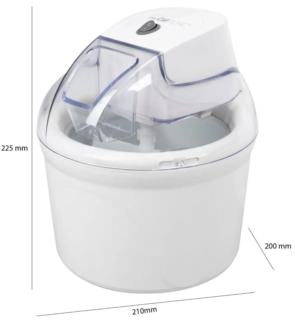 Aparat de preparat inghetata Clatronic ICM 3764 (White)