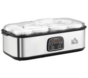 Aparat de iaurt Homcom 800-089V90 (Silver)