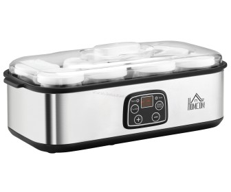 Aparat de iaurt Homcom 800-089V90 (Silver)