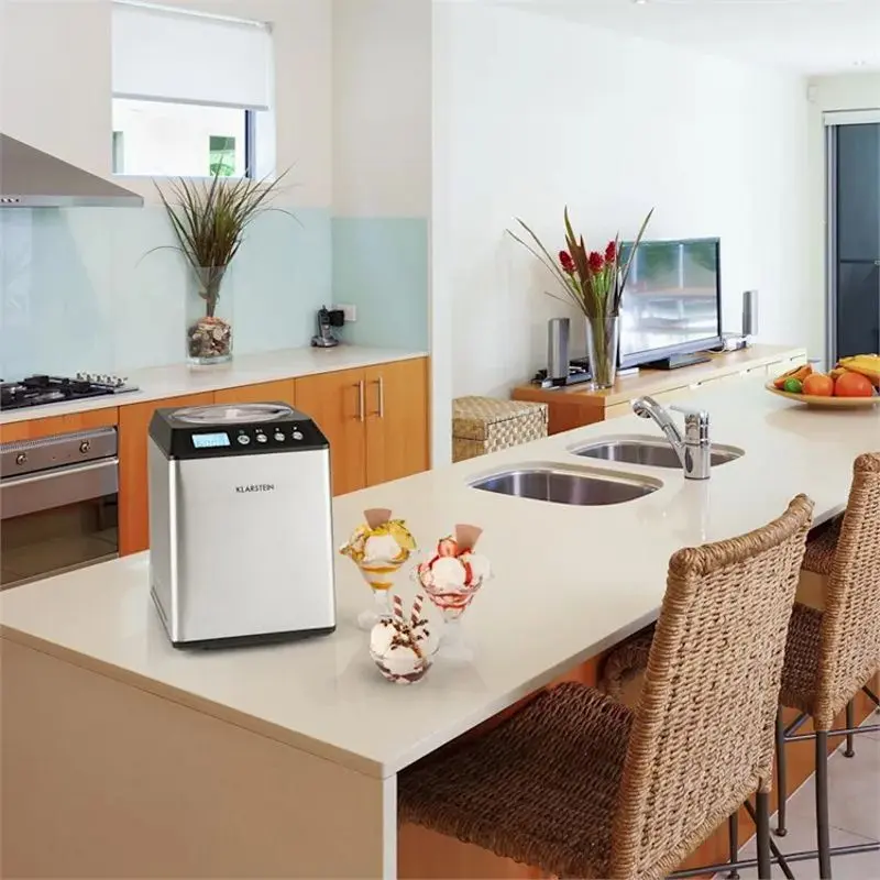 Aparat pentru inghetata Klarstein Vanilly Sky Family 10031846 (Silver/Black)