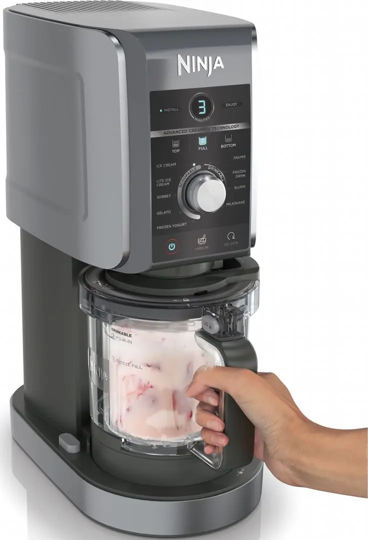 Aparat de preparat inghetata Ninja CREAMi Deluxe 10-in-1 NC501EU (Inox)