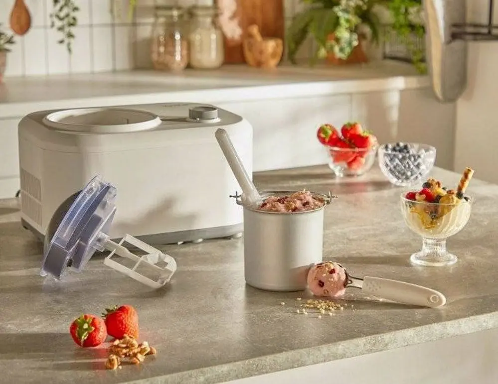 Aparat de facut ingheata-iaurt VonShef 2000152 (White)