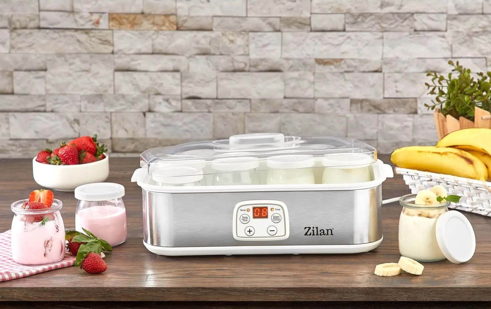 Йогуртница Zilan ZLN6104 (Inox) - 5