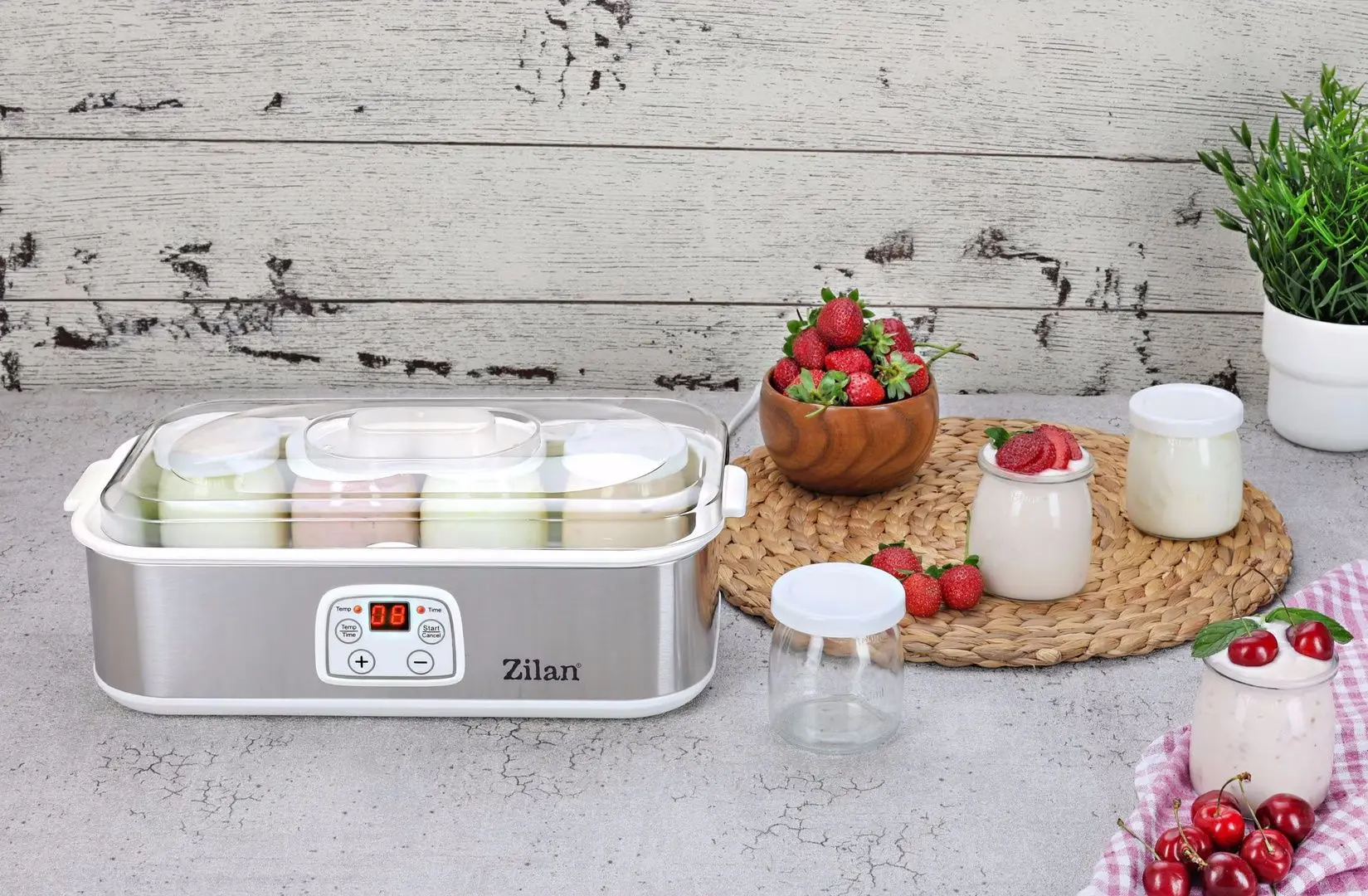 Йогуртница Zilan ZLN6104 (Inox) - 3