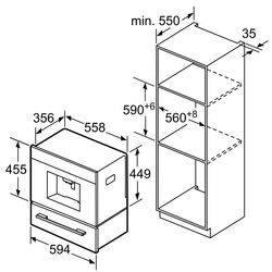 Aparat de cafea incorporabil Bosch CTL836EC6 (Black) Thumb