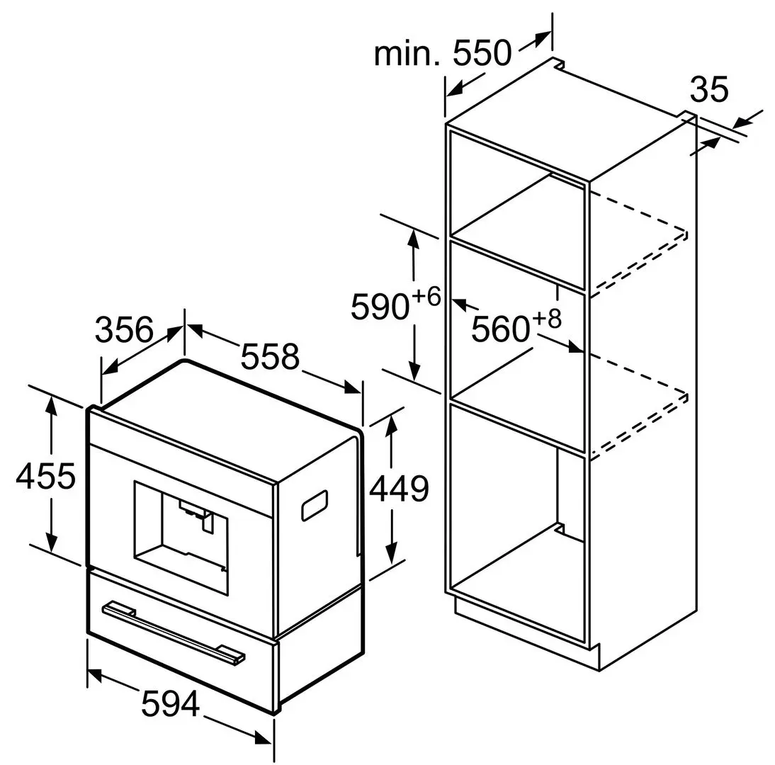 Aparat de cafea incorporabil Bosch CTL836EC6 (Black) - 4