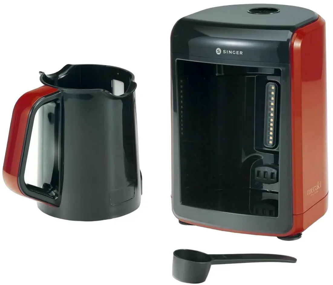 Кофеварка Singer Meraki Charisma (Black/Red) - 4