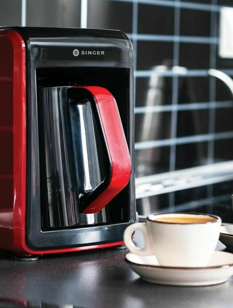 Кофеварка Singer Meraki Charisma (Black/Red) - 2