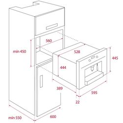 Встраиваемая кофемашина Teka CLC 855 GM ST (Stone Gray) Thumb