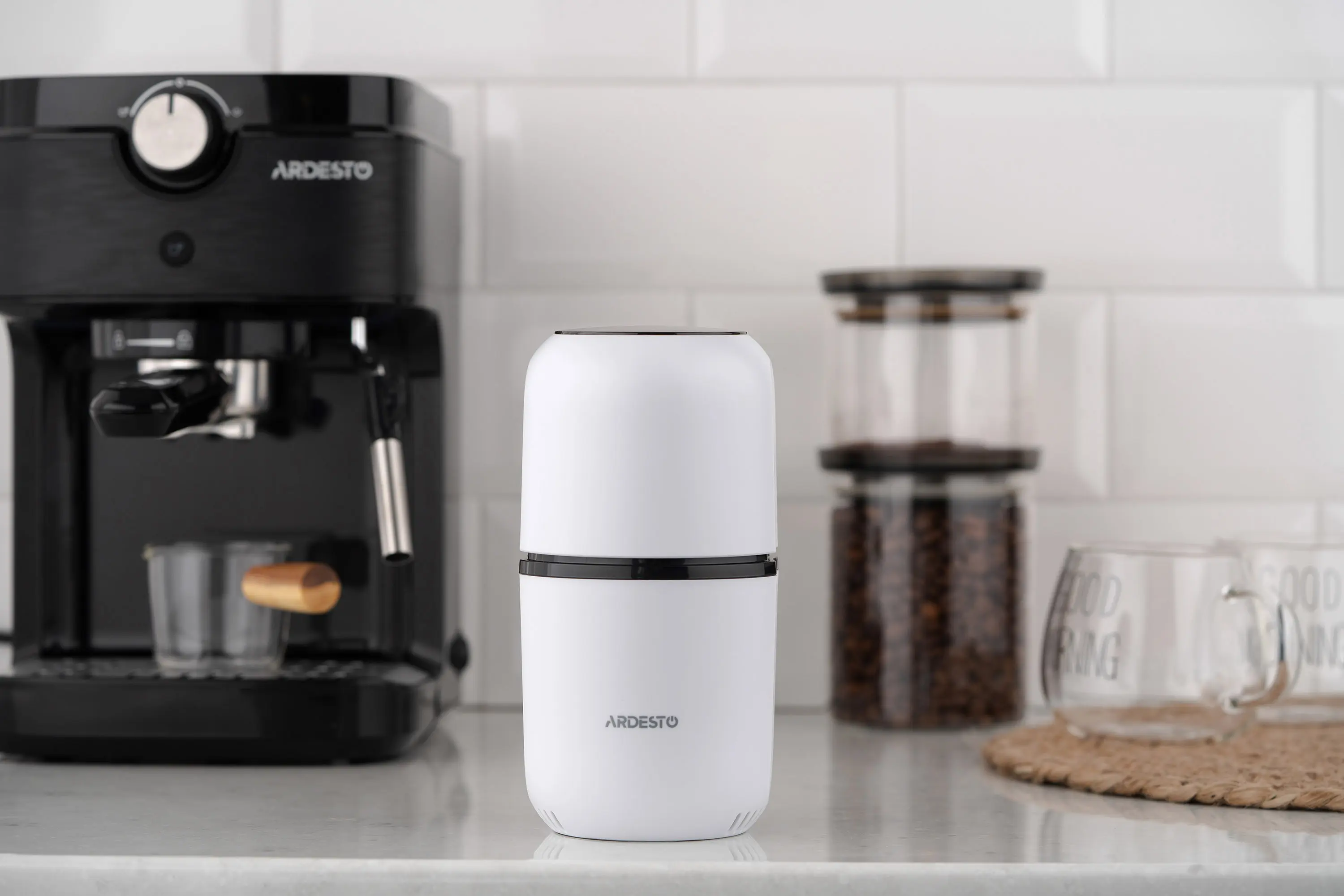 Rasnita de cafea Ardesto KGC-1508W (White) - 7