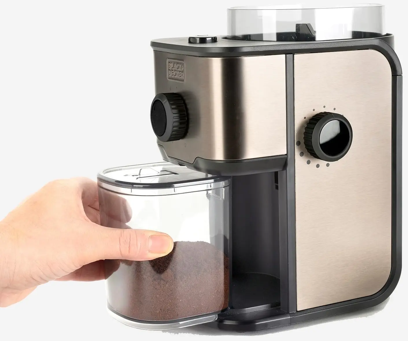 Кофемолка Black&Decker BXCG151E (Inox)