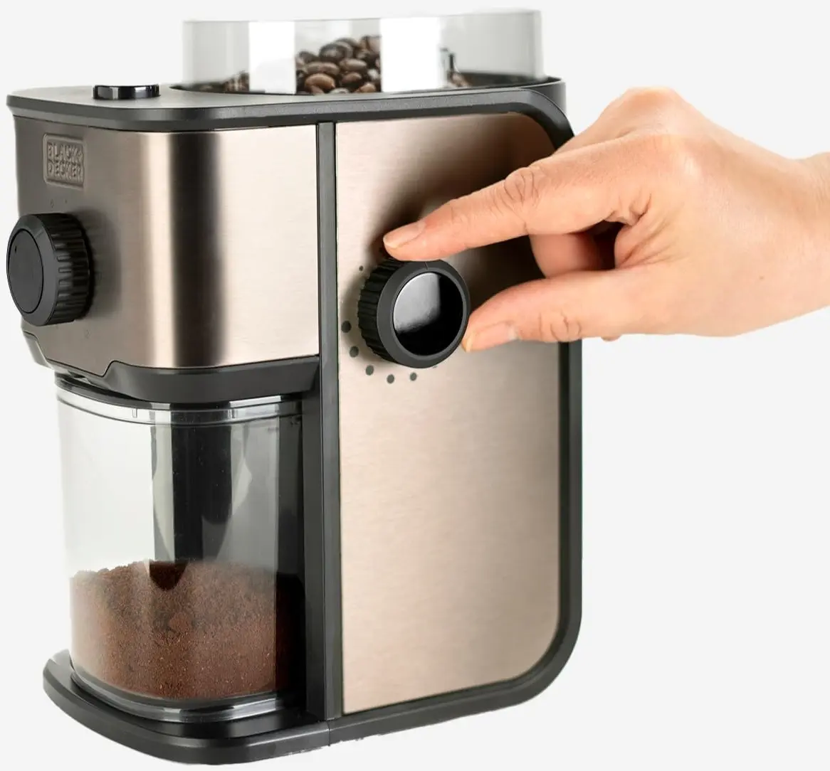 Кофемолка Black&Decker BXCG151E (Inox)