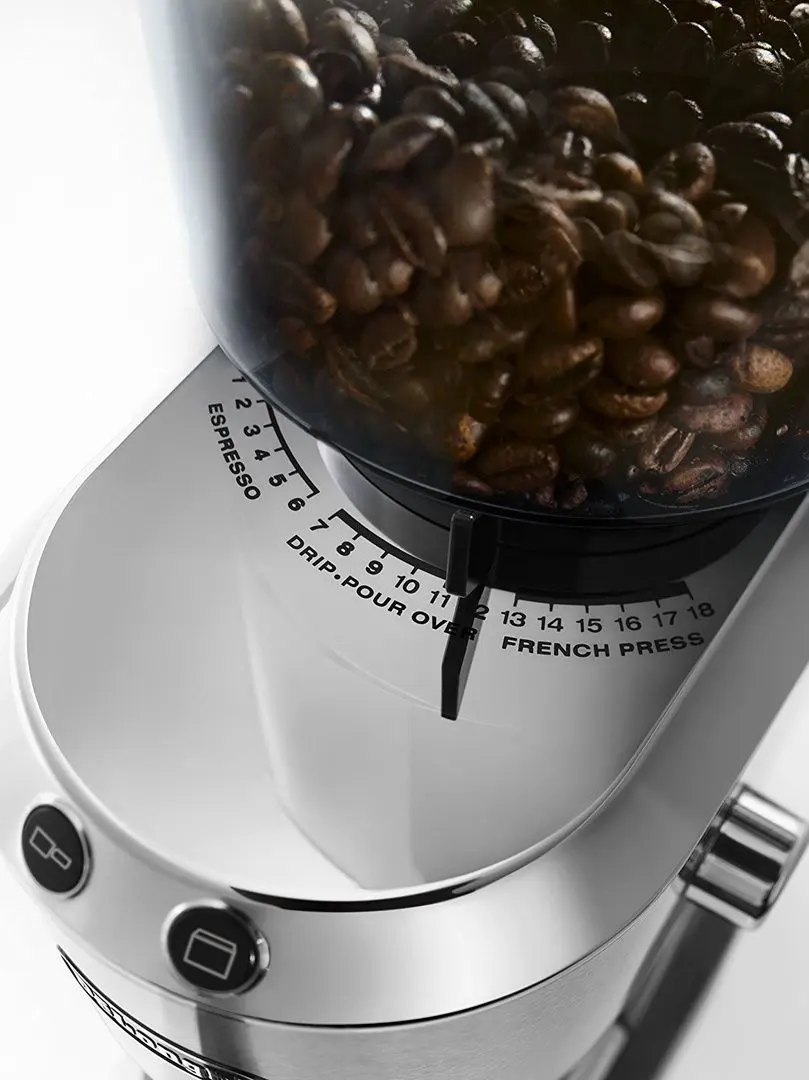 Rasnita de cafea DeLonghi Dedica KG 520 M (Siver/Inox) - 5