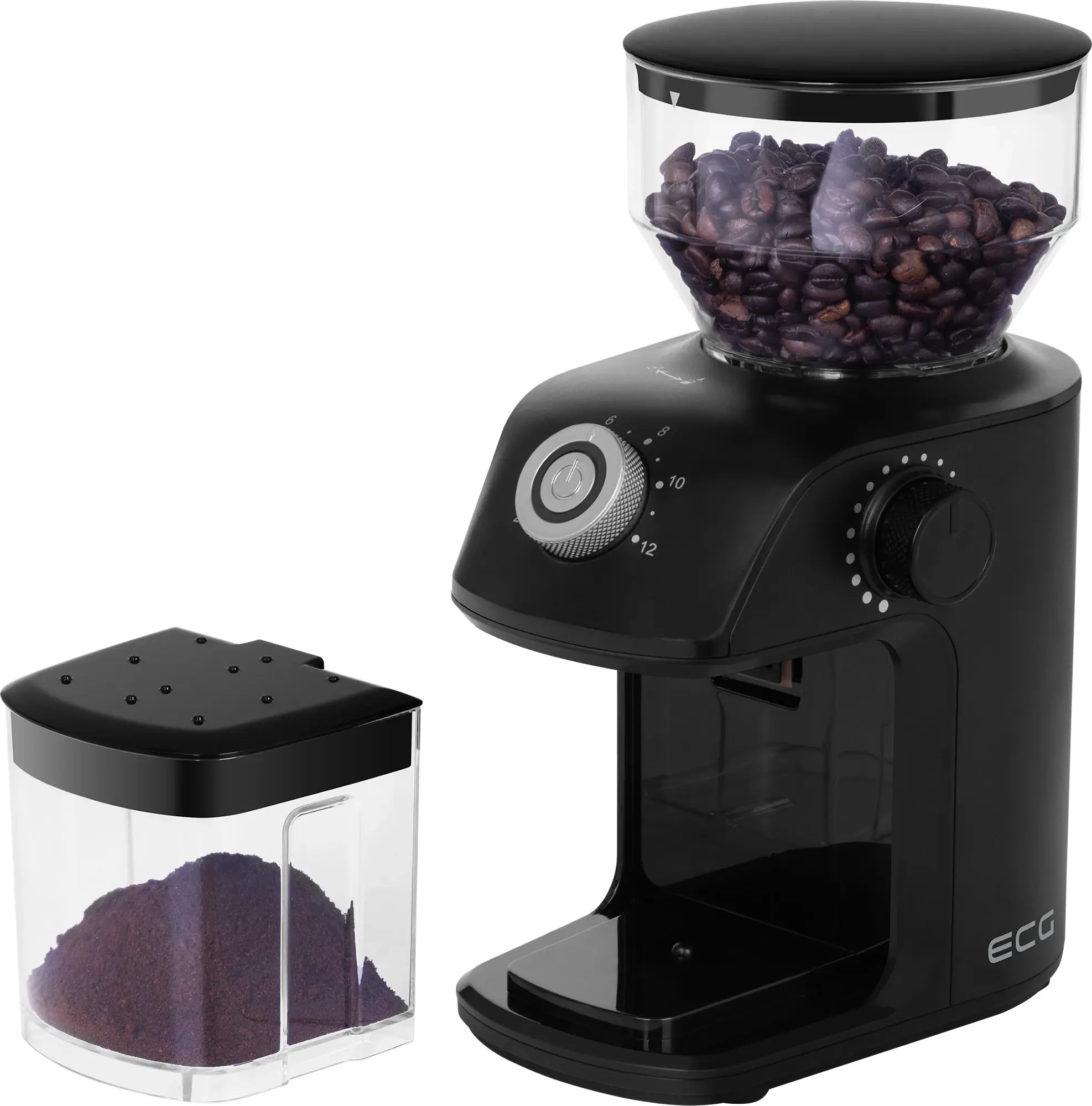 Rasnita de cafea ECG KM 1500 Medio (Black) - 2
