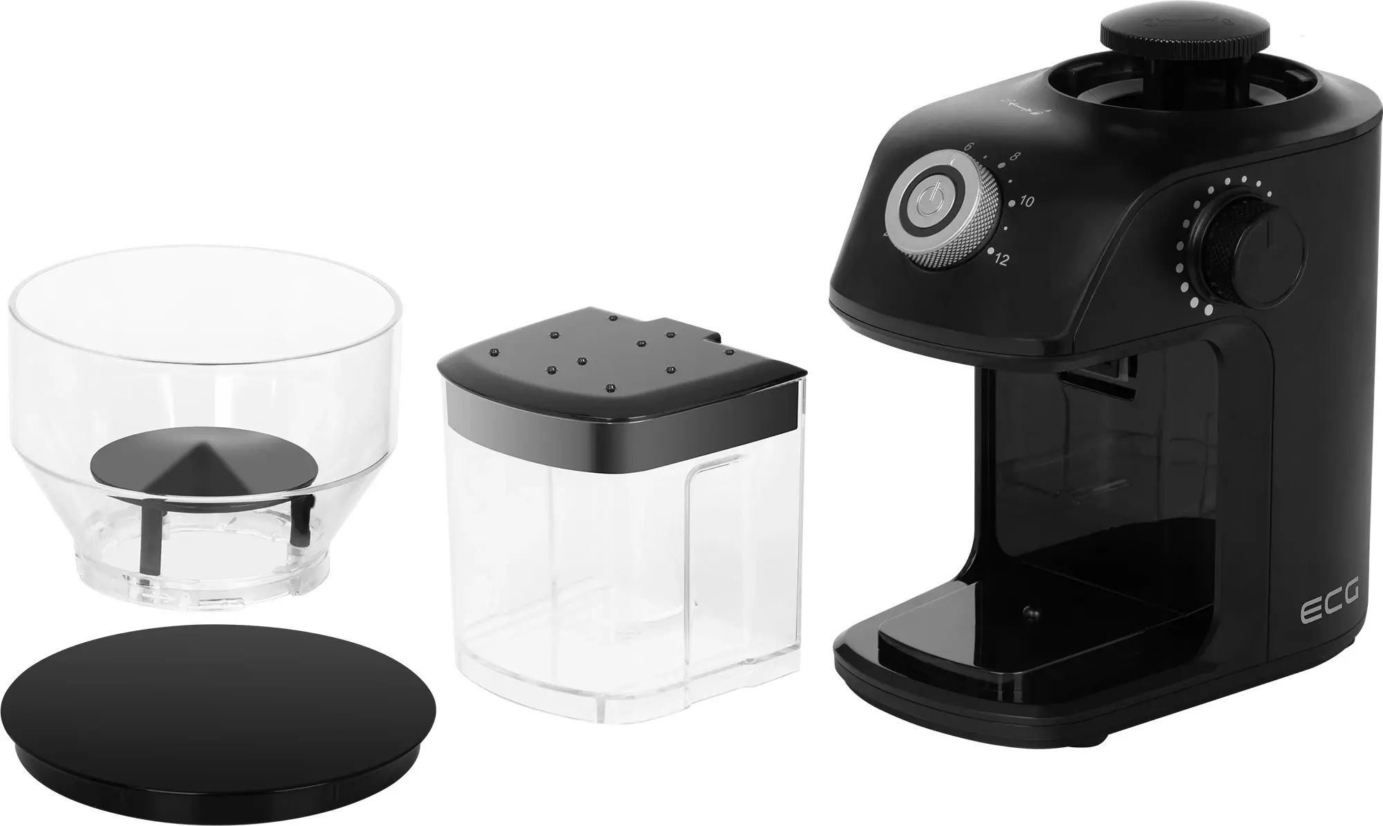 Rasnita de cafea ECG KM 1500 Medio (Black) - 4
