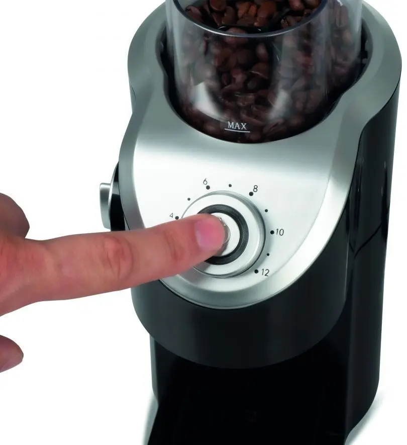 Rasnita de cafea Eldom MK160 (Black/Silver)