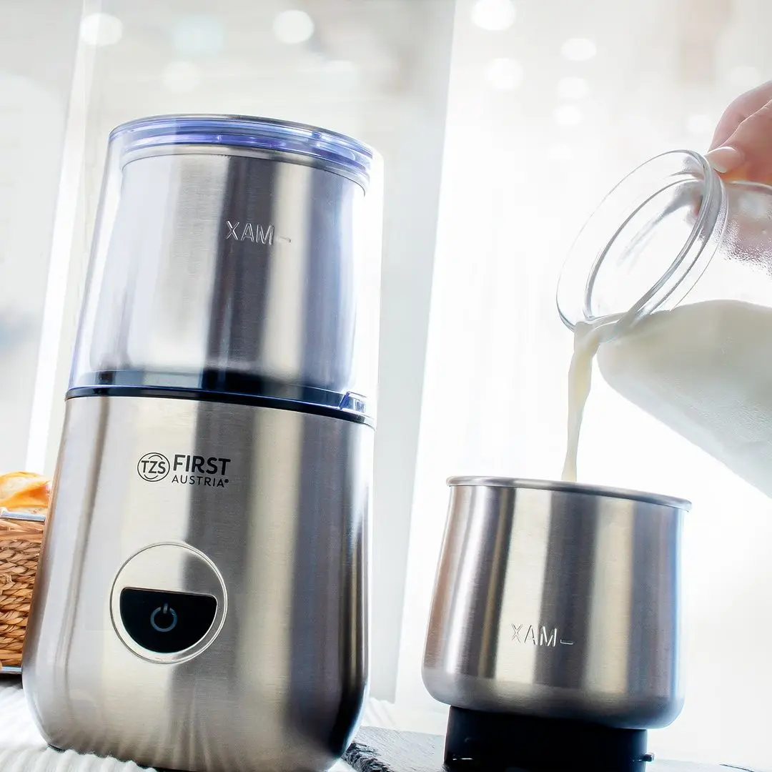 Rasnita de cafea-cappuccinator 2in1 First FA-5486-1 (Inox)