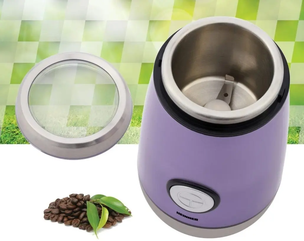 Кофемолка Heinner HCG-150MOV (Purple/Silver)