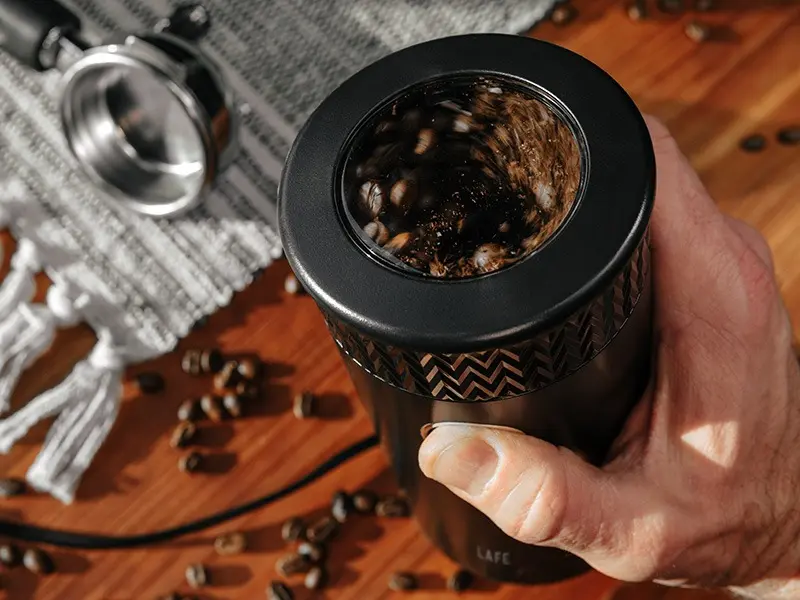 Rasnita de cafea Lafe GrindMaster (Black) - 8