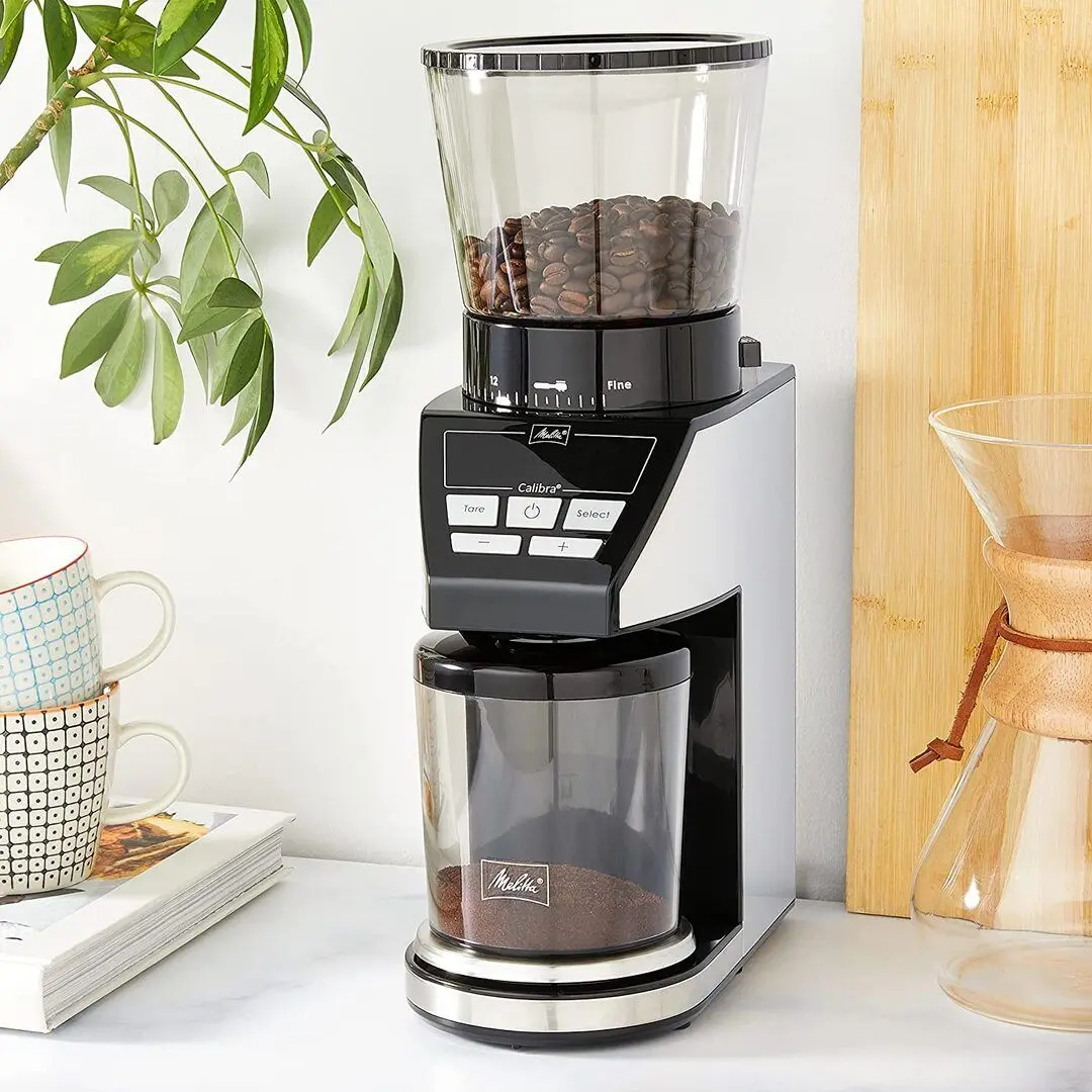 Rasnita de cafea Melitta Calibra (Black/Inox)