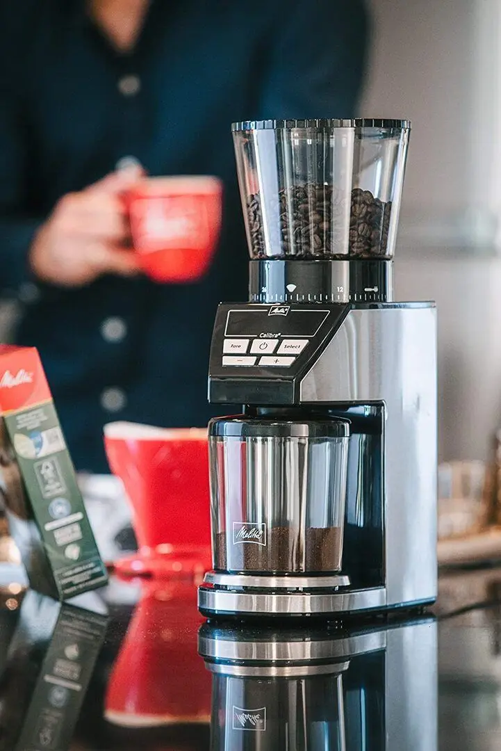 Rasnita de cafea Melitta Calibra (Black/Inox)