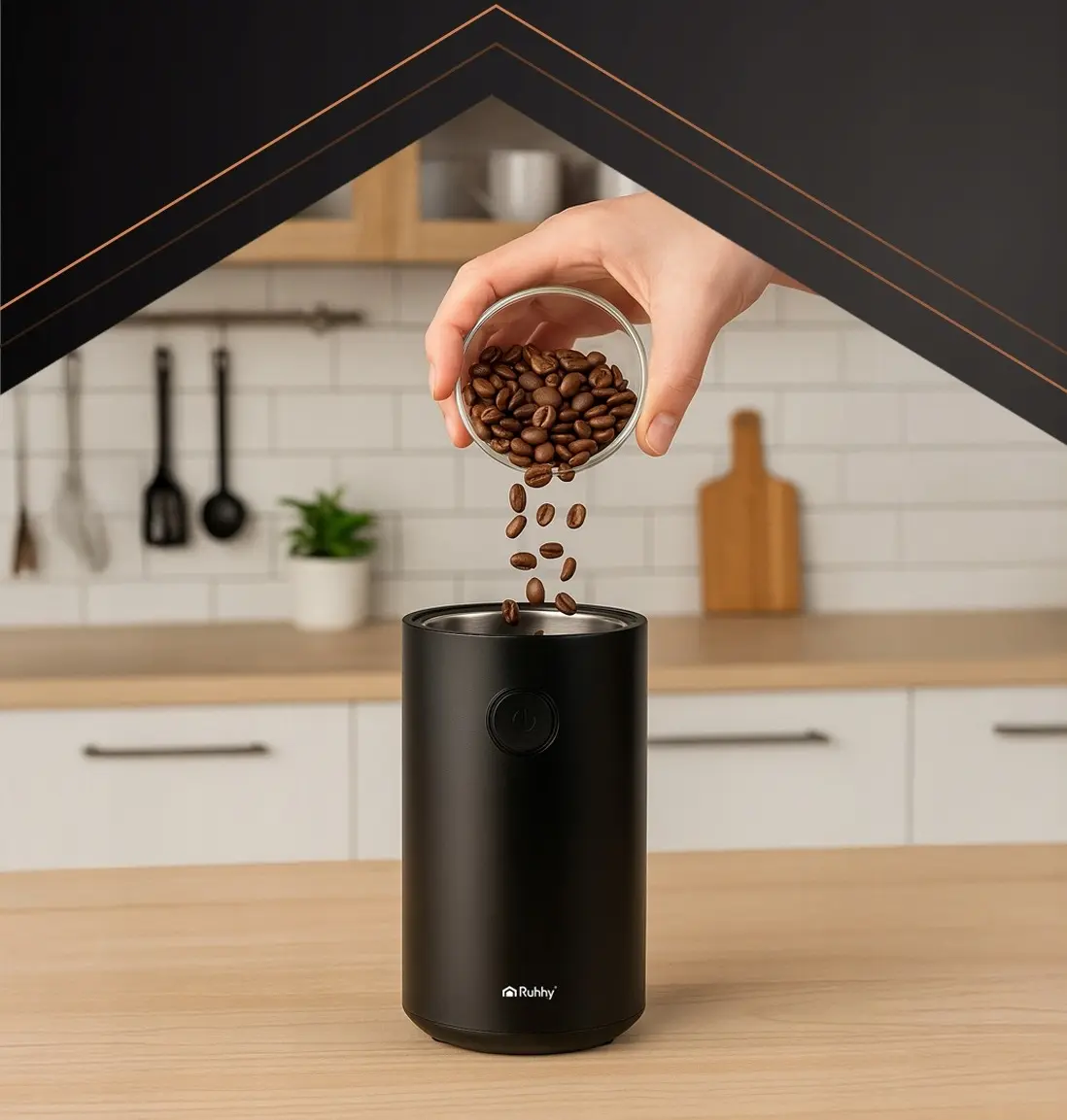 Rasnita de cafea Ruhhy 26219 (Black)