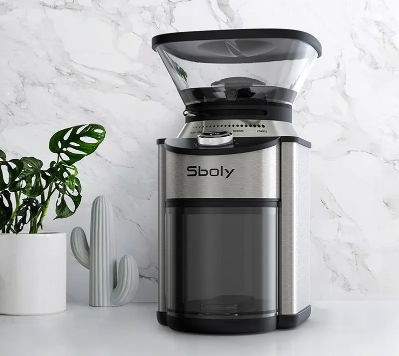 Кофемолка Sboly 801A-EU (Black/Silver) - 5