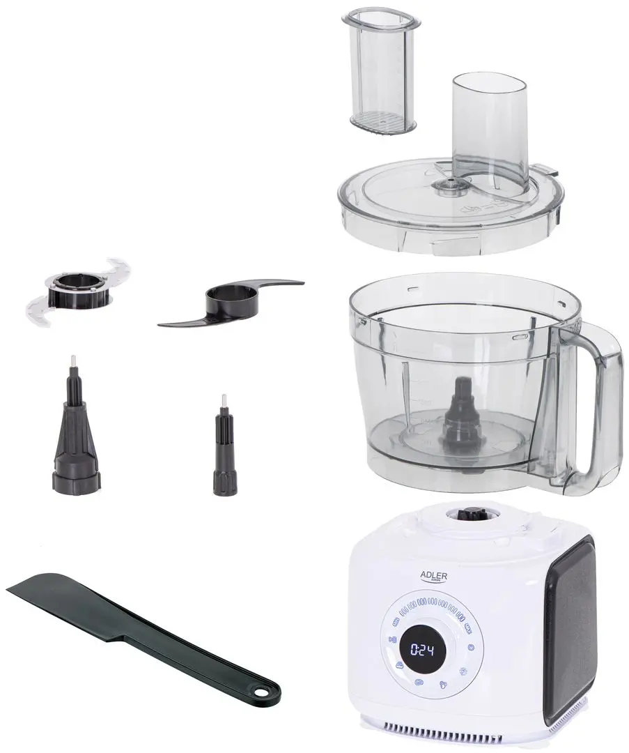 Кухонный комбайн 12в1 Adler AD 4224 (Black/White)