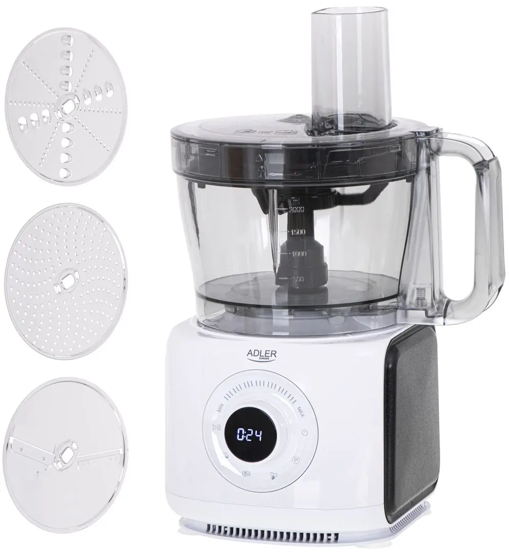 Кухонный комбайн 12в1 Adler AD 4224 (Black/White)