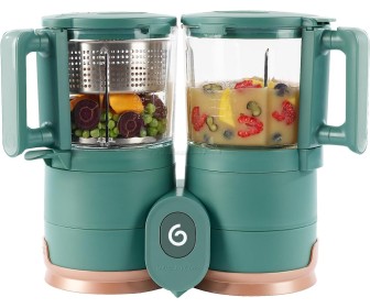 Robot de bucatarie 4in1 Babymoov Nutribaby Glass (Green)