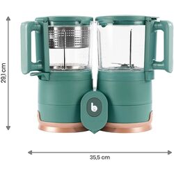 Кухонный комбайн 4в1 Babymoov Nutribaby Glass (Green) Thumb