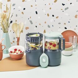 Кухонный комбайн 4в1 Babymoov Nutribaby One (Blue/Mint) Thumb