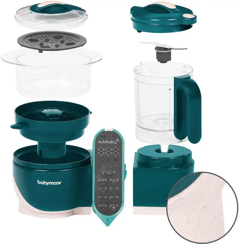 Кухонный комбайн 6в1 Babymoov Nutribaby + (Green)