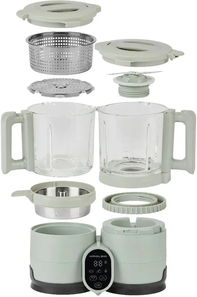 Кухонный комбайн Babymoov Nutribaby Glass (Celadon Green) - 3