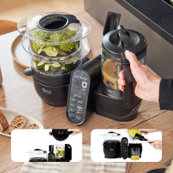 Кухонный комбайн Babymoov Nutribaby+ XL (Mineral Black) Thumb