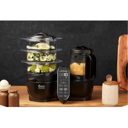 Кухонный комбайн Babymoov Nutribaby+ XL (Mineral Black) Thumb