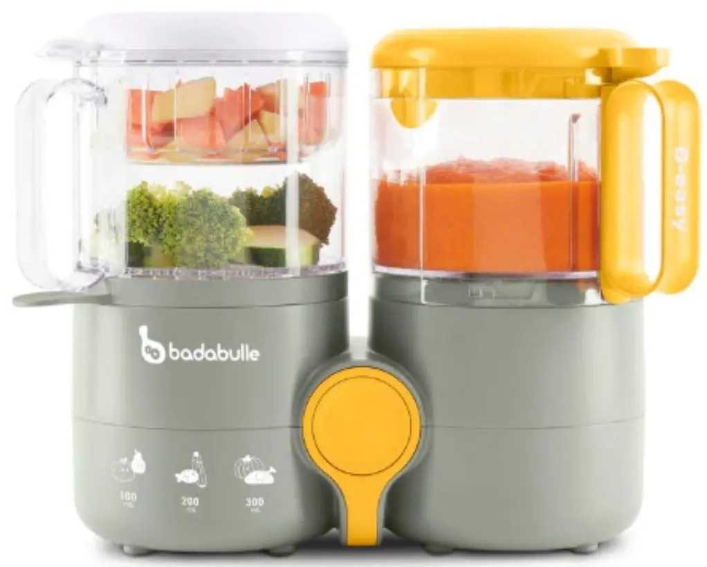 Robot de bucatarie multifunctional Badabulle B-Easy (Grey/Yellow)