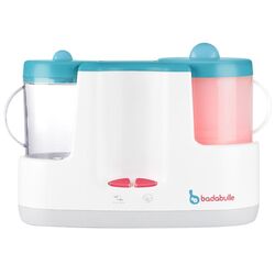 Robot de bucatarie multifunctional Badabulle Baby Station (White/Blue)