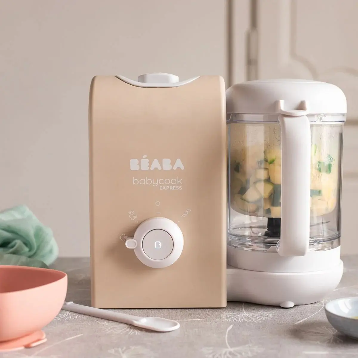 Robot de bucatarie Beaba Babycook Express (Clay Earth) - 7