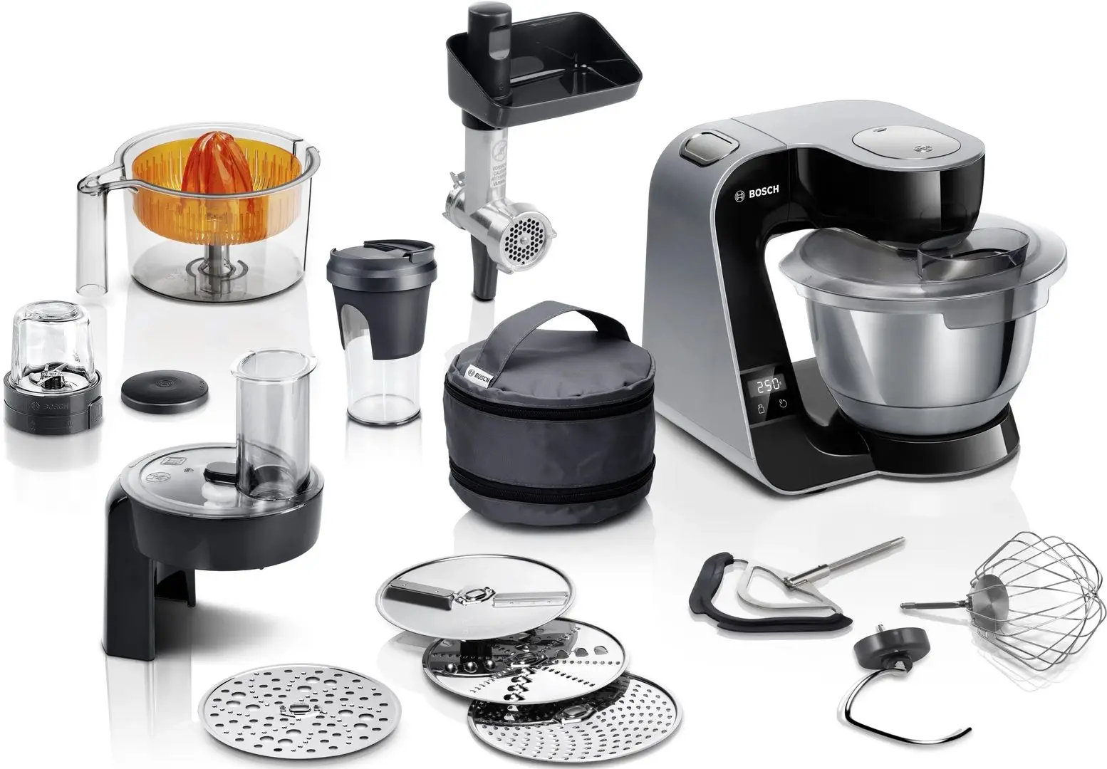 Robot de bucatarie Bosch MUM 5 MUM5XC66 (Black/Silver)