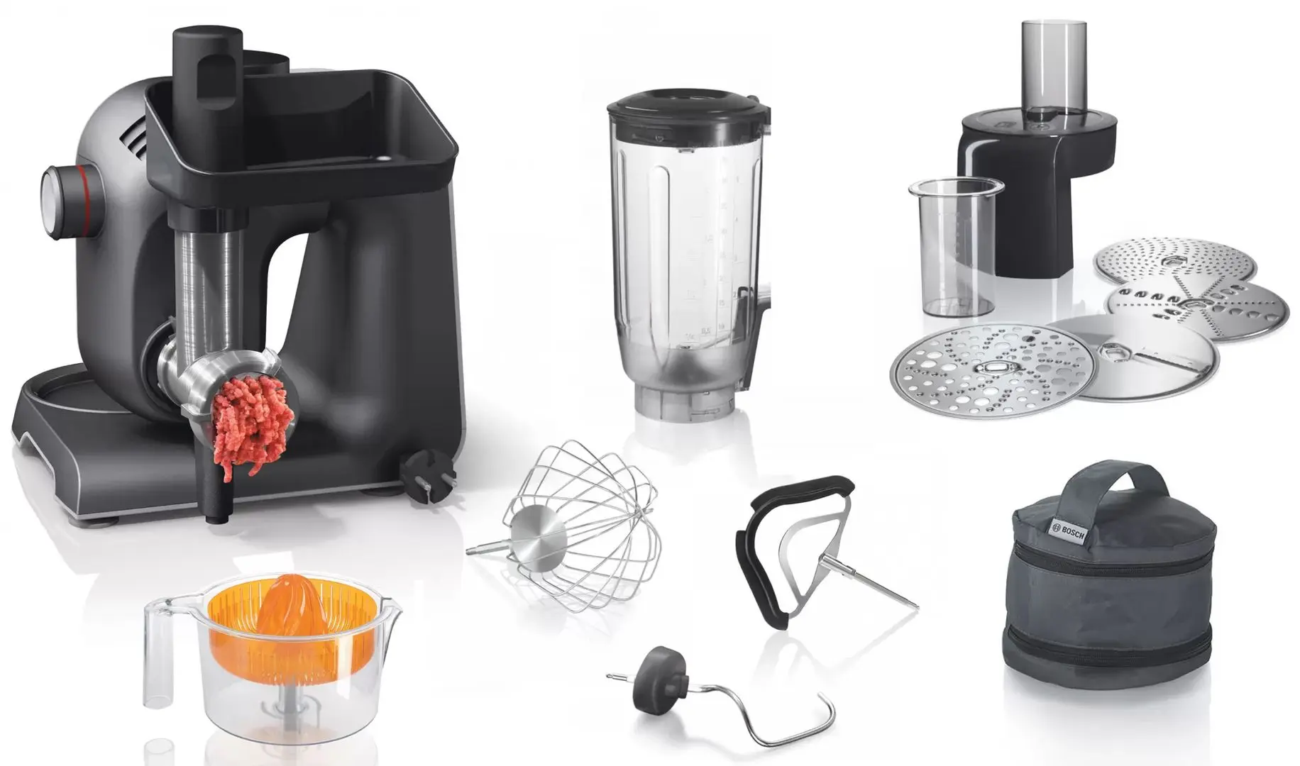 Кухонный комбайн Bosch Mum5 MUM58M59 (Mystical Black/Inox)