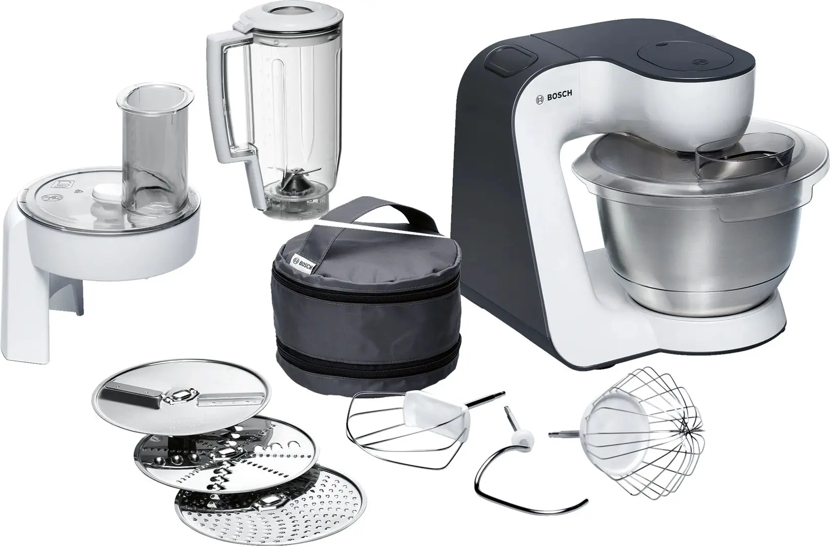 Robot de bucatarie Bosch MUM52120 (White/Anthracite)