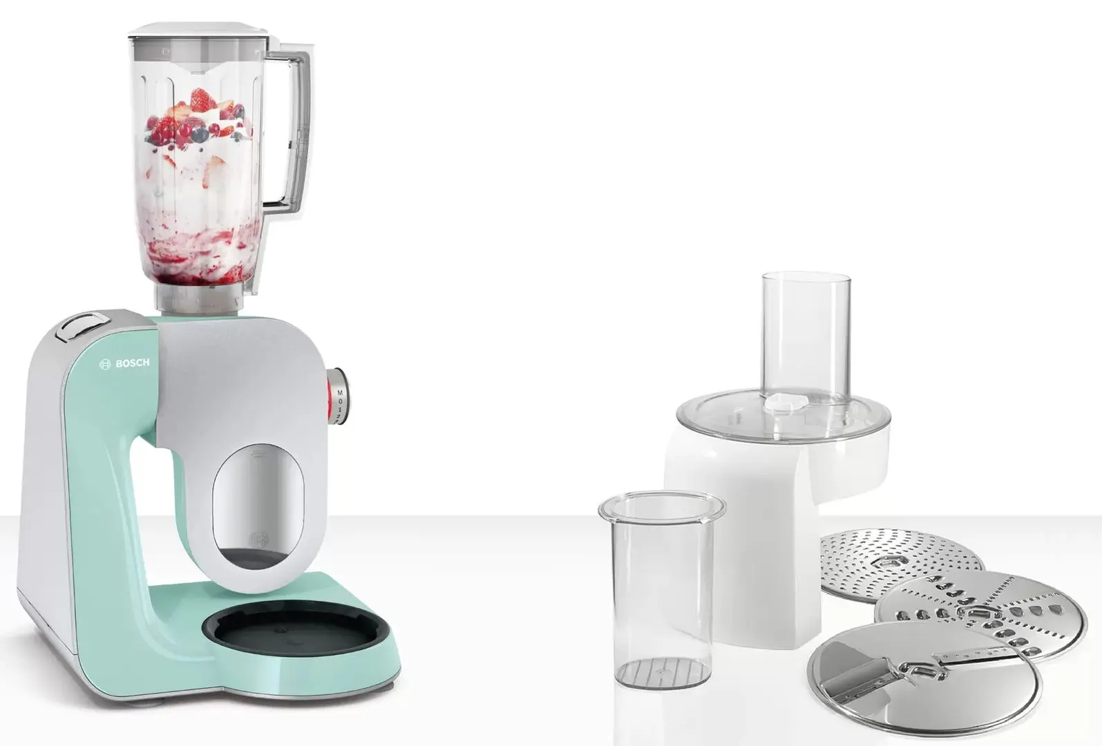 Кухонный комбайн Bosch MUM58020 (Turquoise/Silver)