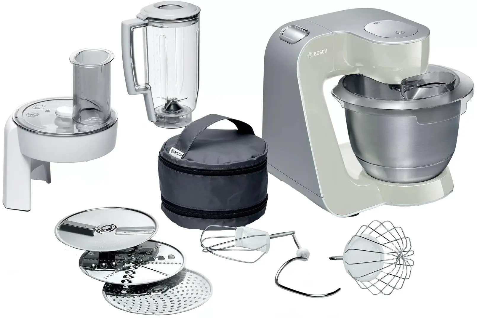 Robot de bucatarie Bosch MUM58L20 (Inox/Beige)