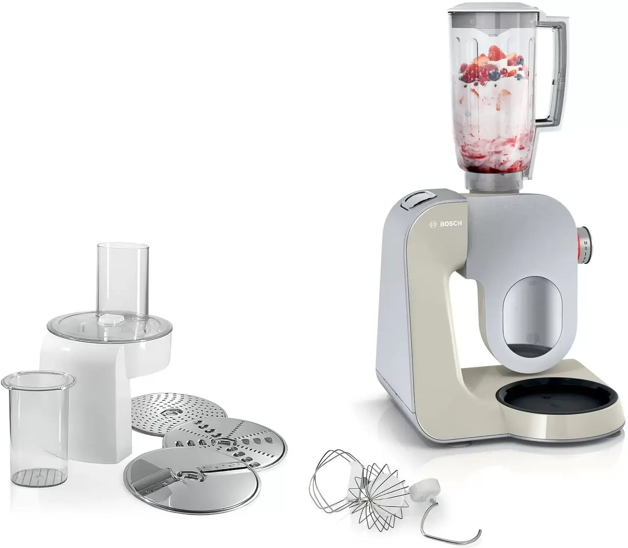 Robot de bucatarie Bosch MUM58L20 (Inox/Beige)