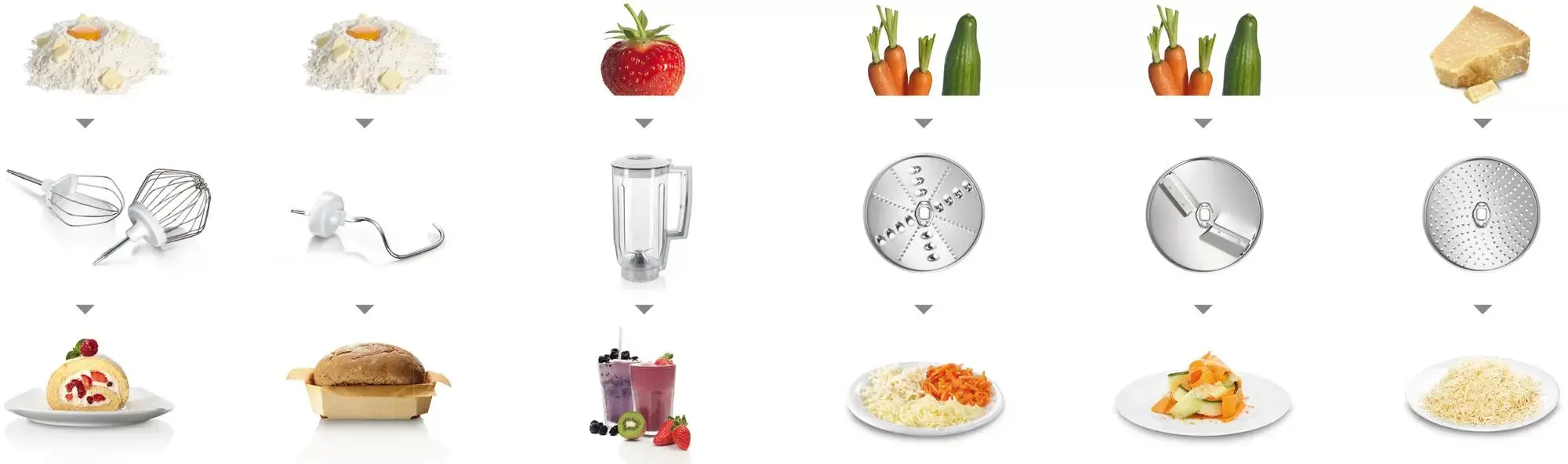 Robot de bucatarie Bosch MUM58L20 (Inox/Beige)