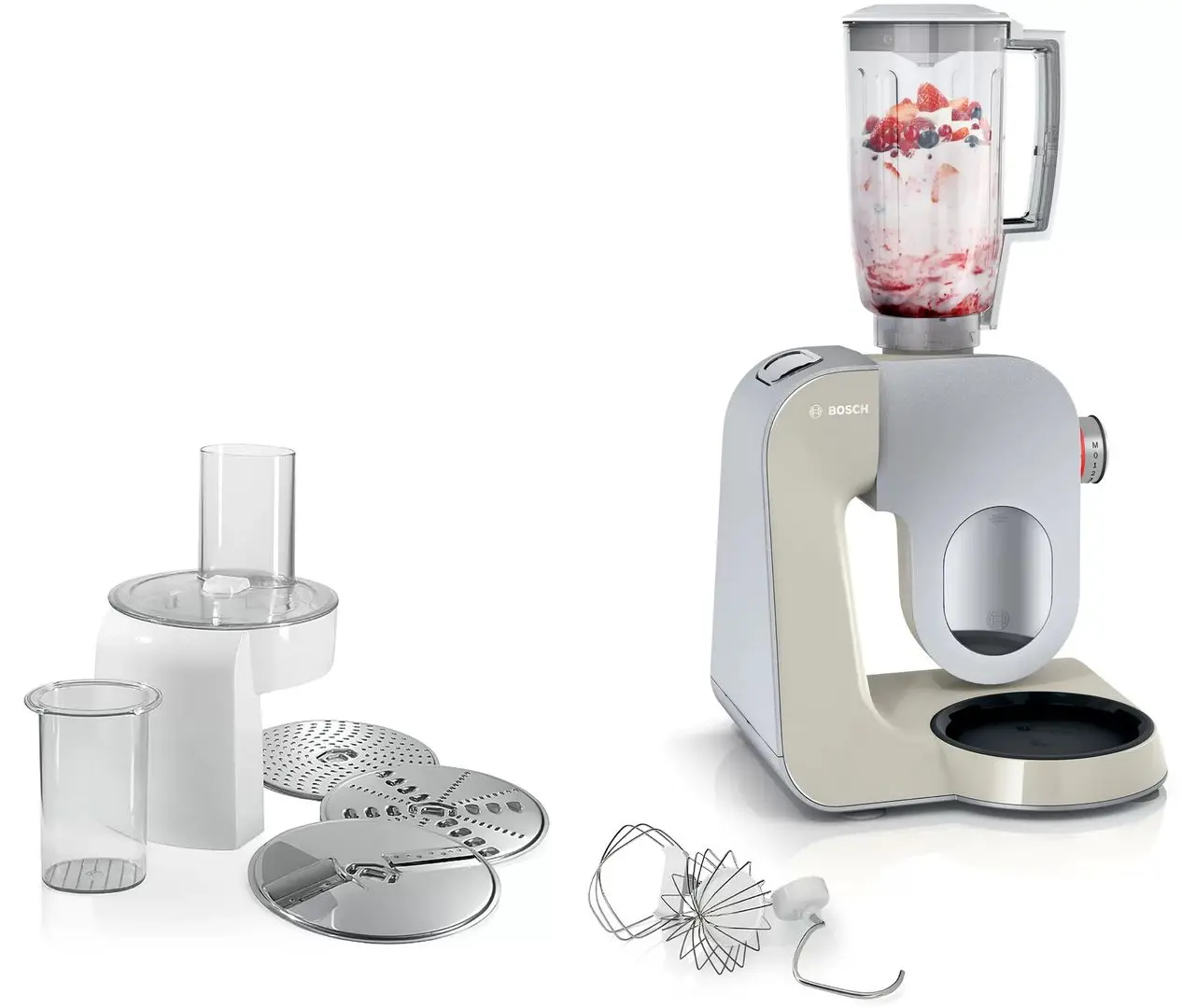 Robot de bucatarie Bosch MUM58L20 (Inox/Beige)