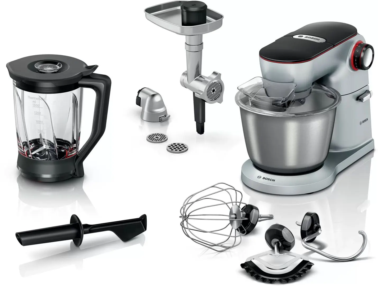 Robot de bucatarie Bosch OptiMum MUM9B34S27 (Silver/Black)
