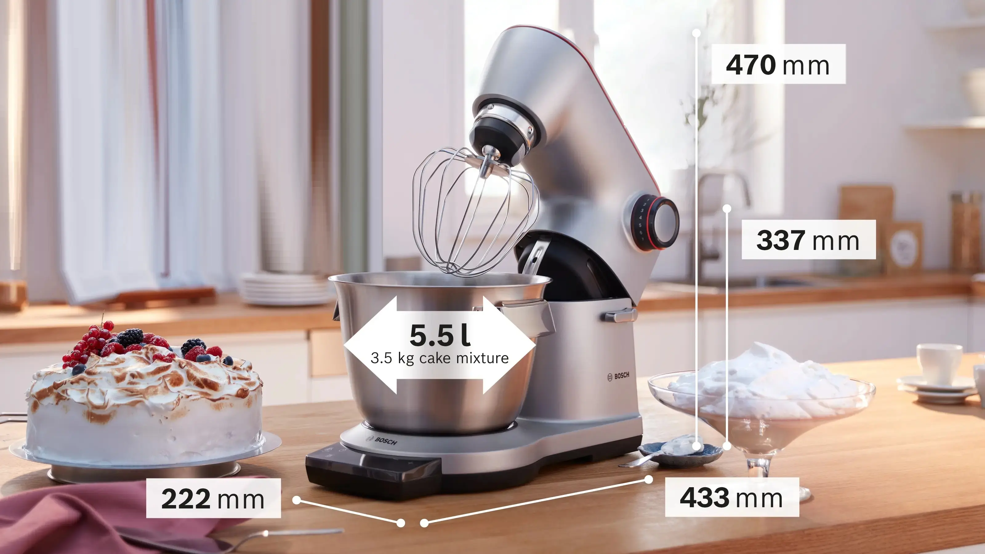 Mixer Bosch OptiMUM MUM9DX5S31 (Platinum Silver) - 4