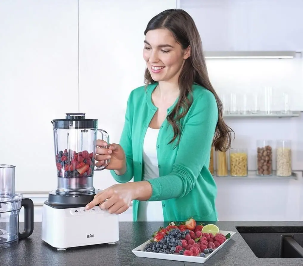 Robot de bucatarie Braun PureEase FP 3131 W (White/Gray)